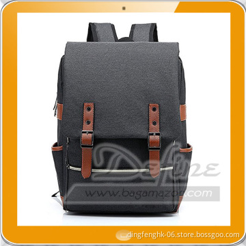 Vintage British Style Casual Unisex Waterproof Backpack